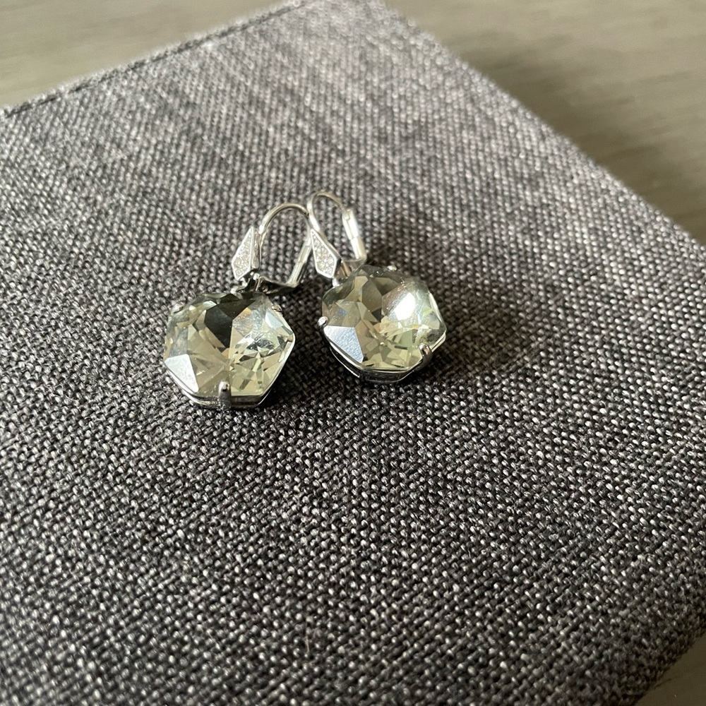 Stella & Dot smoky earrings